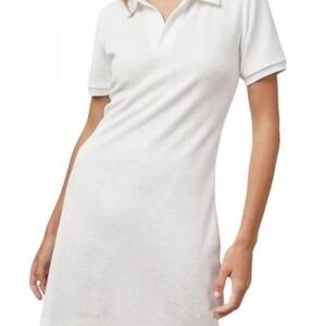 Sonoma White Short Sleeve Pullover Swimsuit Coverup Dress Med Mesh Beach Resort